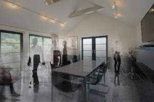 Welcome and work room at C & D Studios