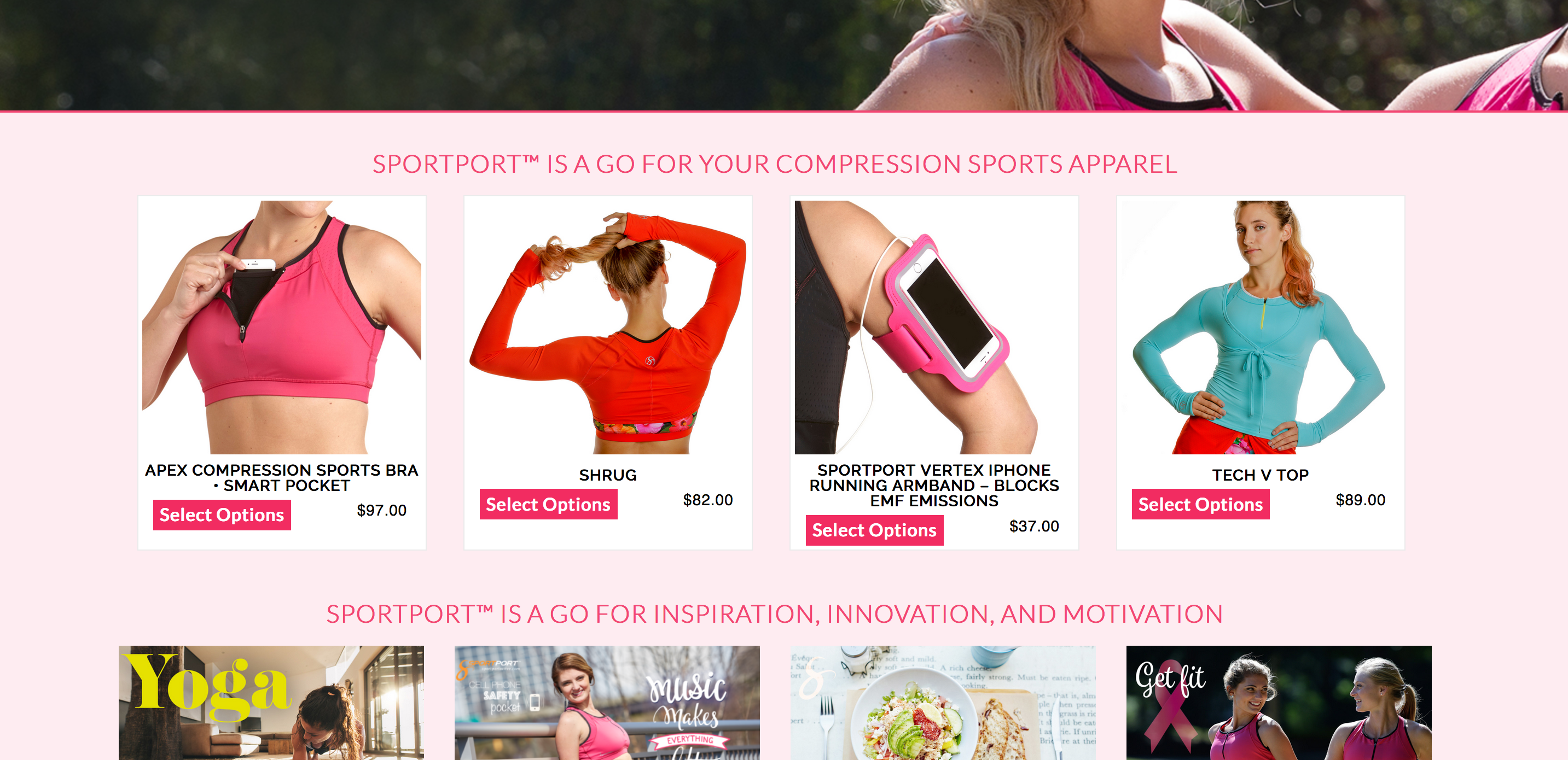 SportPort Active Website Screenshot